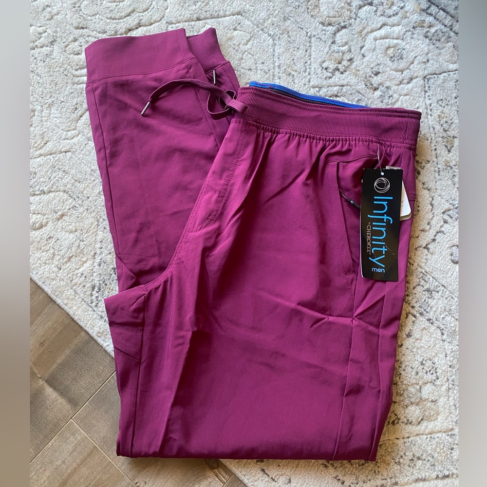 Infinity Cherokee Men’s Jogger Scrub Pants - Picture 4 of 6